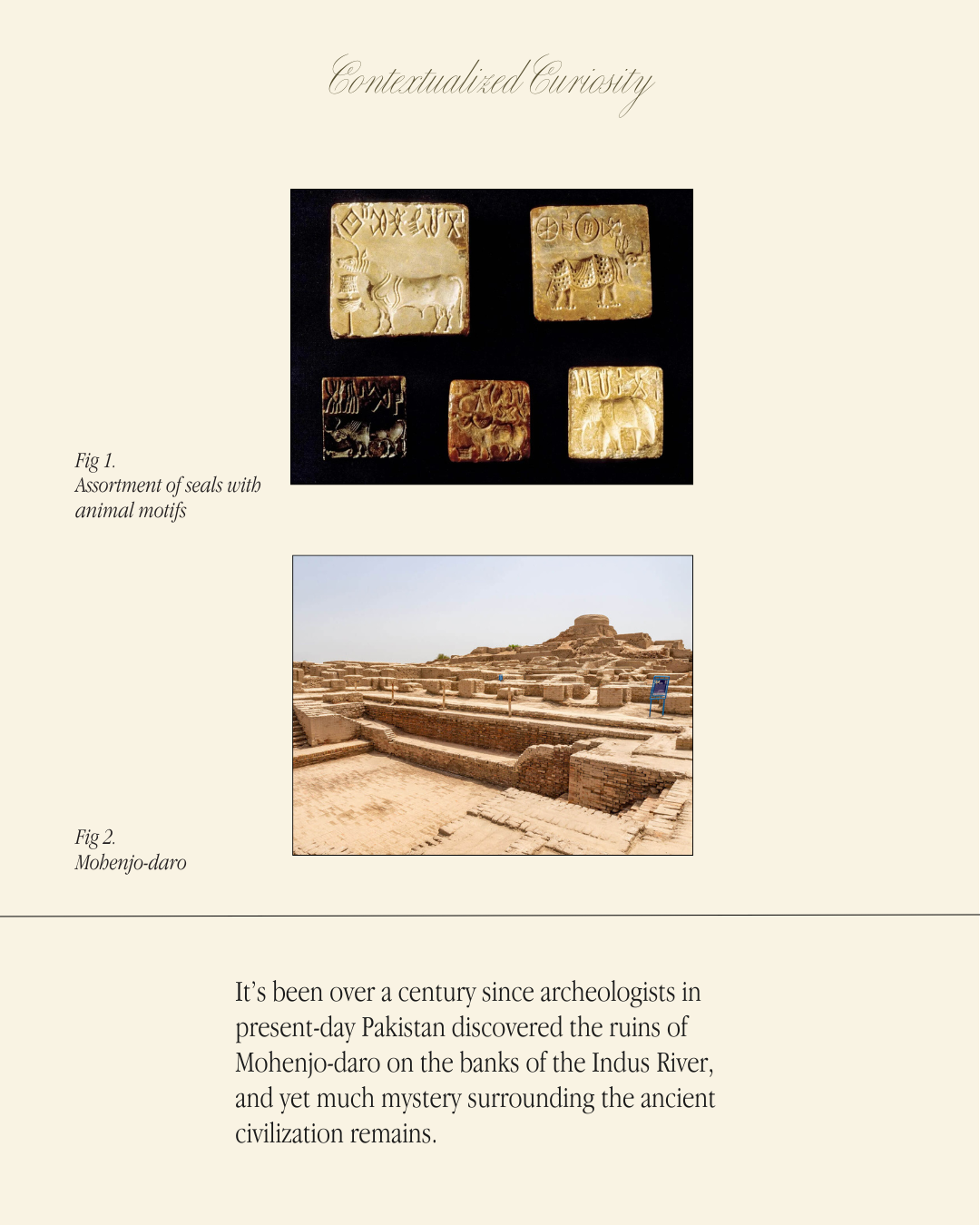 CONTEXTUALIZED CURIOSITY: Mohenjo-daro