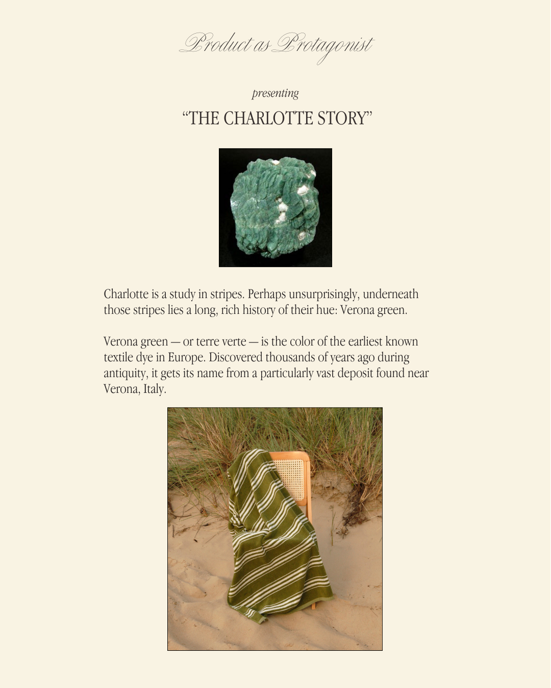 PRODUCT AS PROTAGONIST: The Charlotte Story