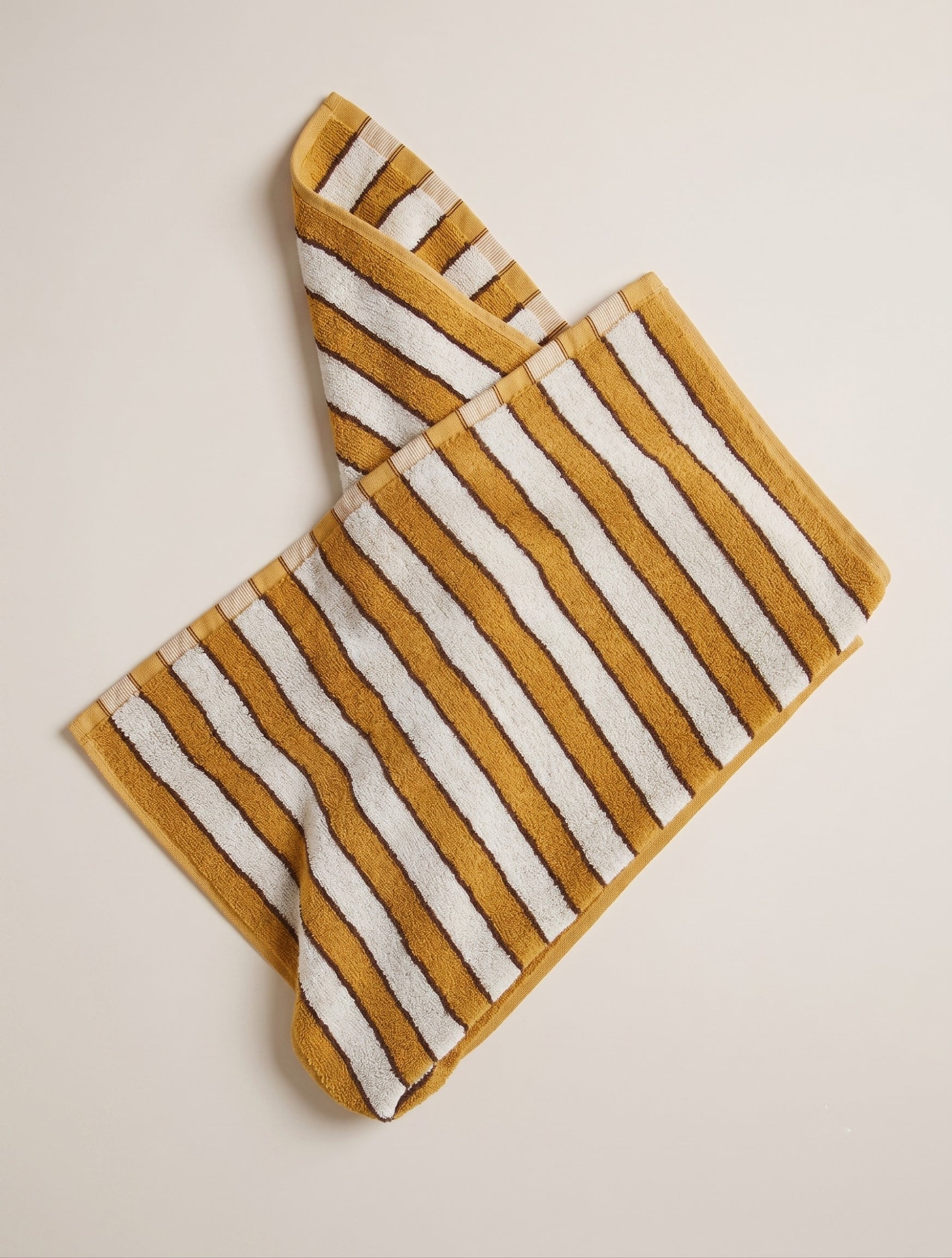 Helena Hand Towel, Ochre