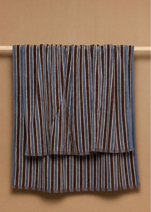 Helena Pool Towel, Blue Clay